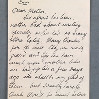 Letter from Charles Wyndham Wynne to his mother Alice Katherine Wynne, 22 November 1915