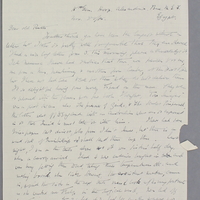 Letter from Emma Duffin to her sister, Ruth Duffin, 27 November 1915