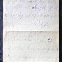 Letter from Peter Mooney to his sister Katie Mooney, April 1916