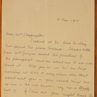 Letter from Kathleen Cantwell to Hanna Sheehy Skeffington, 17 November 1915