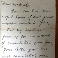 Letter from Nora O&#039;Sullivan to Ellen Daly, 4 April 1923