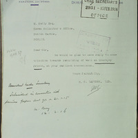 Letter from N.C. Laundry Ltd. to M. Kelly, 11 February 1916