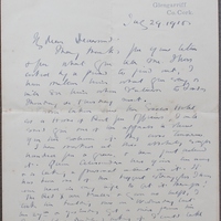 Letter to Diarmid Coffey, 29 July 1916