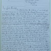 Letter from Kathleen M. Buckley to Bishop E. T. O&#039;Dwyer, 7 June 1916