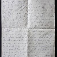  A letter from Peter Mooney to Miss Mooney on an unknown date.