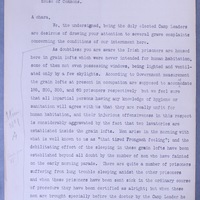 Letter from Michael Staines to Alfred Byrne, 11 October 1916