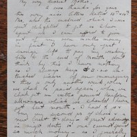 Letter from Marie Martin to her mother Mary Martin, 22 March 1916