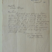 Letter from Kate O&#039;Donnell to Dr Edward Thomas O&#039;Dwyer, 10 June 1916