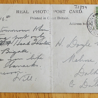 Postcard from Father Willie Doyle S.J. to Hugh Doyle, 16 February 1916