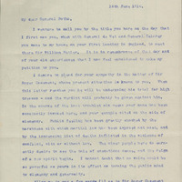 Letter from Alice Stopford Green to General Botha, 16 June 1916.