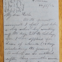 Letter from Father Willie Doyle S.J. to Hugh Doyle, 22 May 1916