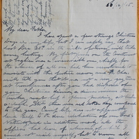 Letter from Father Willie Doyle S.J. to Hugh Doyle, 30 December 1915