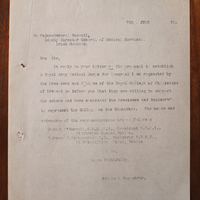 Letter from Thomas Kirkpatrick to Major General Russell, 7 July 1919