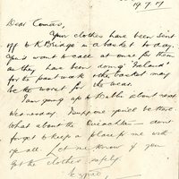 Letter from Nora Ashe to Thomas Ashe, 19 July 1917