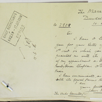 Letter from James Moody to Sir Robert Chalmers, 16 June 1916