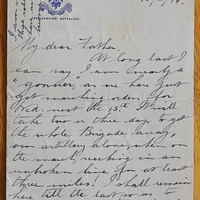 Letter from Father Willie Doyle S.J. to Hugh Doyle, 10 February 1916