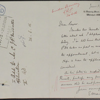 Letter from E. March to Power, 23 June 1916