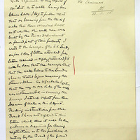 Letter to Max Green, Chairman of the General Prisons Board, 22 November 1915