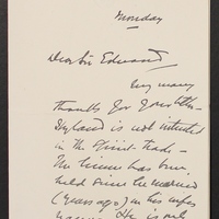 Letter from MJ Murphy to Sir Edward O&#039;Farrell, assistant under-secretary for Ireland, [November 1916?]