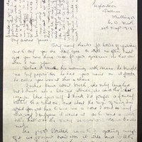 Letter from May Fay to James Finn 29 May 1916