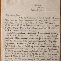 Letter from Alfreda Baker to Hanna Sheehy Skeffington, 9 May 1916