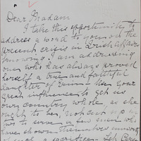 Letter from Mary C. Gubbins, 28 July 1916