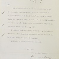 Letter from William J. Thompson to Robert Chalmers, 6 June 1916