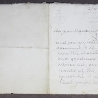 Letter from Bishop Joseph Hoare to John Francis Hogan, 19 December 1915