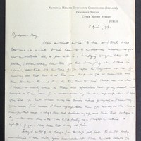 Letter from James Finn to May Fay, 3 April 1916