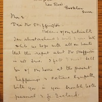 Letter from Violet Tillard to Hanna Sheehy Skeffington, 8 May 1916