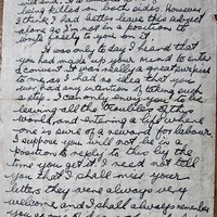 Letter from Thomas Daly to Kate Allman, 13 November 1922