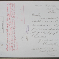 Letter from Charles J. Lowry to Matthew Nathan, 31 December 1915