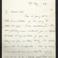 Letter from James Finn to May Fay, 9 February 1916