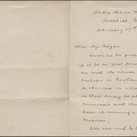 Letter from Richard Newell to John F. Hogan, 17 January 1916