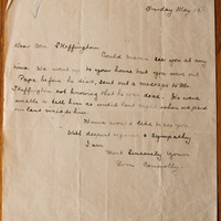 Letter from Nora Connolly to Hanna Sheehy Skeffington, 12 May 1916