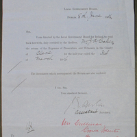 Letter from J.S. Devlin to Sir Robert Chalmers, 8 June 1916