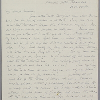 Letter from Emma Duffin to her mother Maria Duffin, 22 November 1915