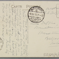 Postcard from Emma Duffin to Miss Duffin, 7 December 1915