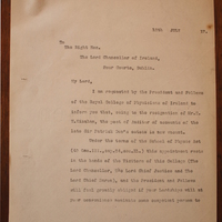 Letter from Thomas Kirkpatrick to Ignatius O&#039;Brien, 12 July 1917