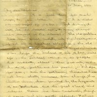 Letter from Diogenes Teufelsdrockh (John Moynihan) to his brother, Michael Moynihan, 21 May 1916