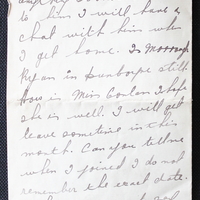 Letter to Katie Mooney, c.1916