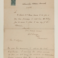 Letter from Major Lennon to Father Aloysius 2 May 1916