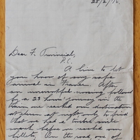 Letter from Father Willie Doyle S.J. to Fr Provincial Thomas V. Nolan, 25 February 1916