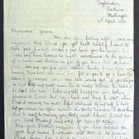 Letter from May Fay to James Finn, 12 April 1916