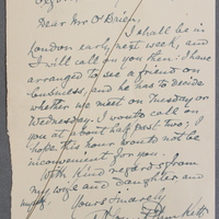 Letter from Count George Noble Plunkett to Arthur Patrick O&#039;Brien, 22 September 1916