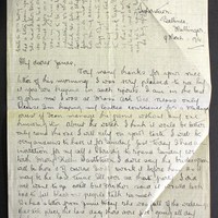 Letter Card from May Fay to James Finn, 9 March 1916