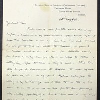 Letter from James Finn to May Fay 11 May 1916