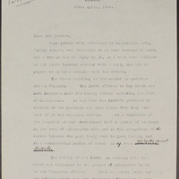 Letter from Henry Doran to Matthew Nathan, 14 April 1916