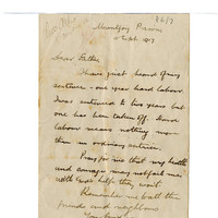 Letter from Thomas Ashe to Gregory Ashe, 10 September 1917 