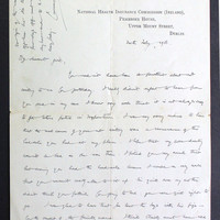 Letter from James Finn to May Fay, 24 February 1916